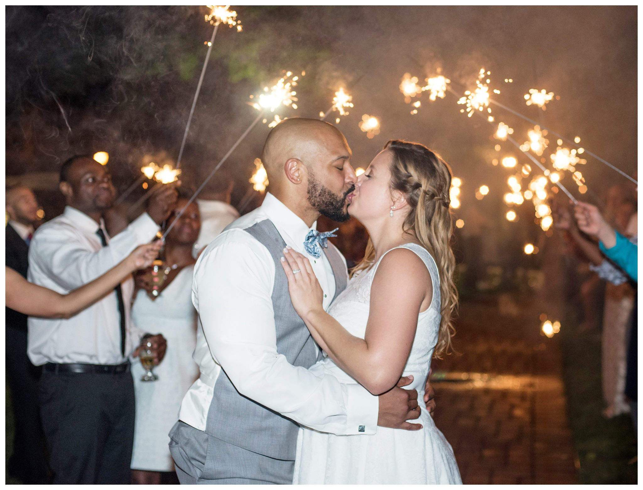 wedding night sparkler sendoff vs ending photography coverage early