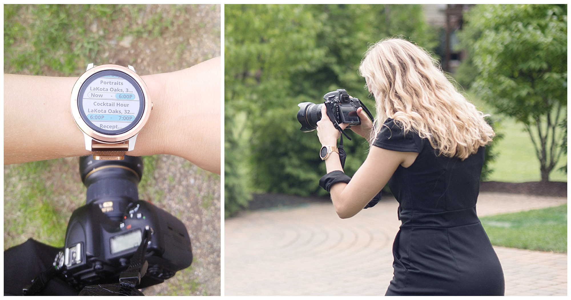 how i use my smart watch on wedding days as a photographer videographer