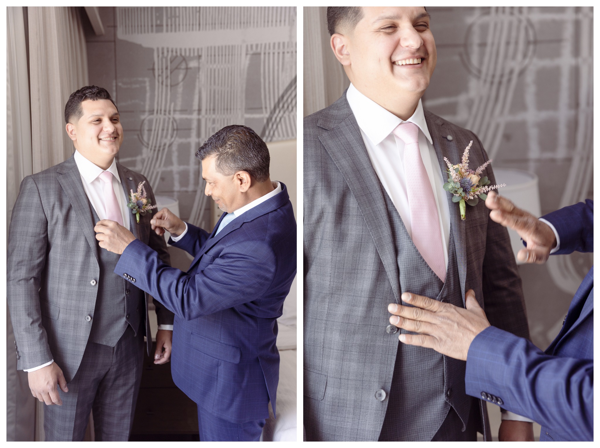 embassy suites hilton berkeley heights wedding groom prep