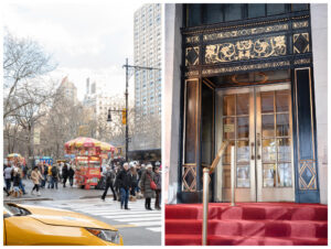 Christmas Tree Proposal at The Plaza in NYC - Lin Pernille