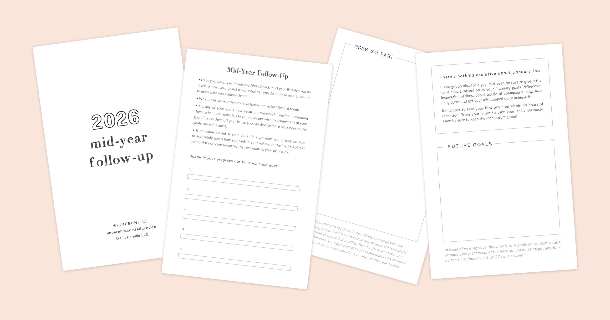 mid year goal setting follow up worksheets