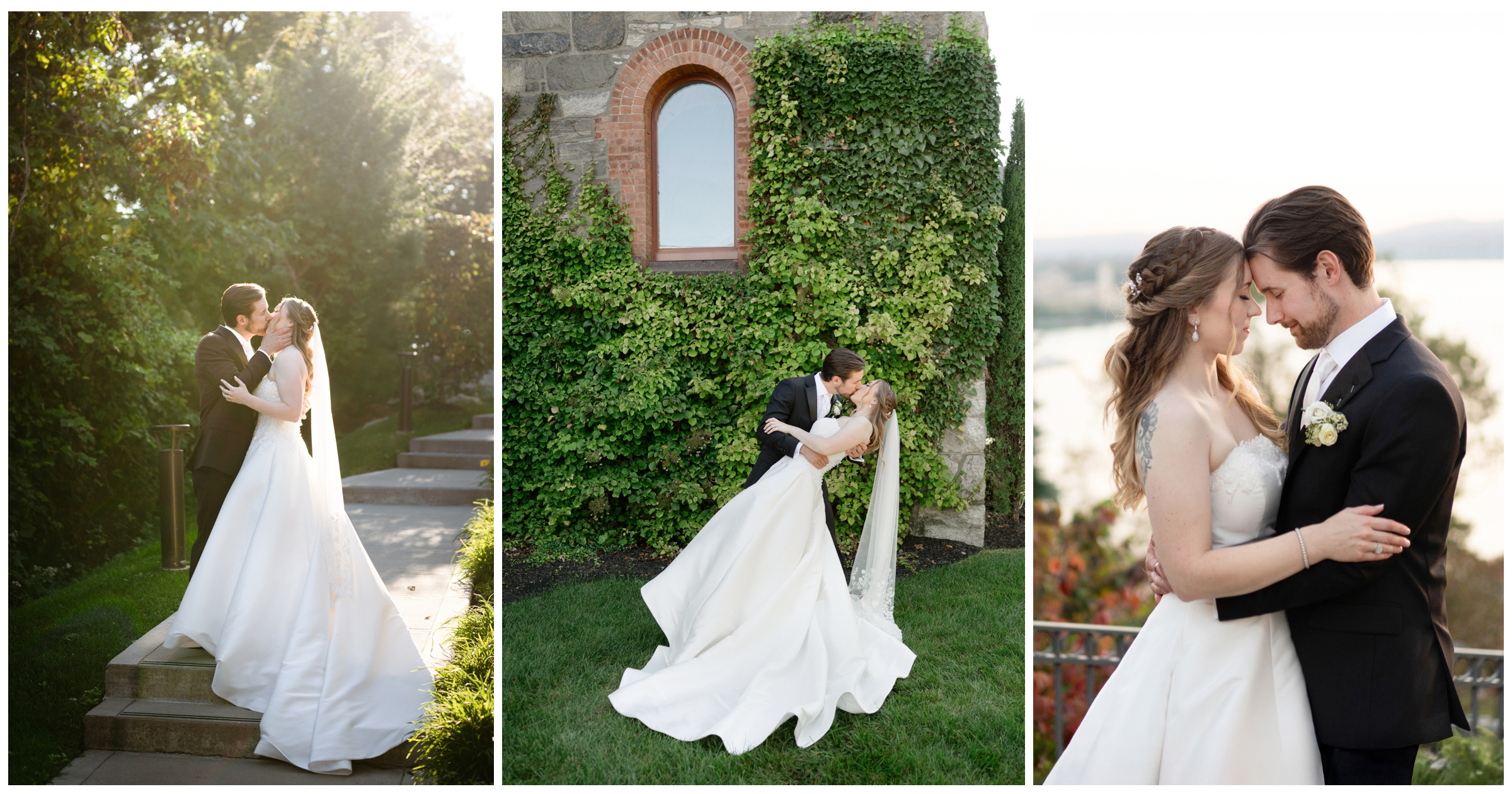early fall september wedding at the abbey inn in peekskill by luxury hudson valley wedding photographer lin pernille